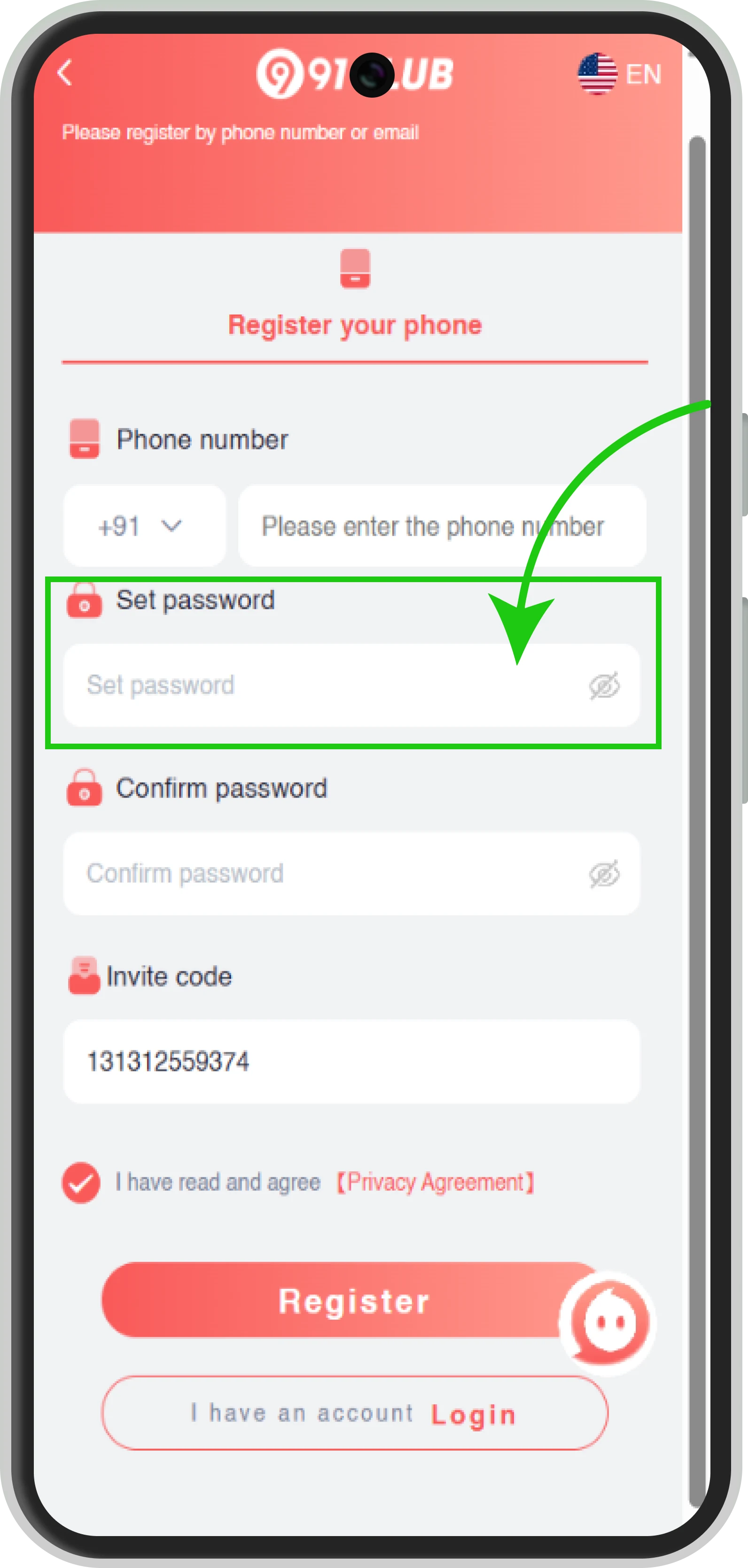 Set an unforgettable password